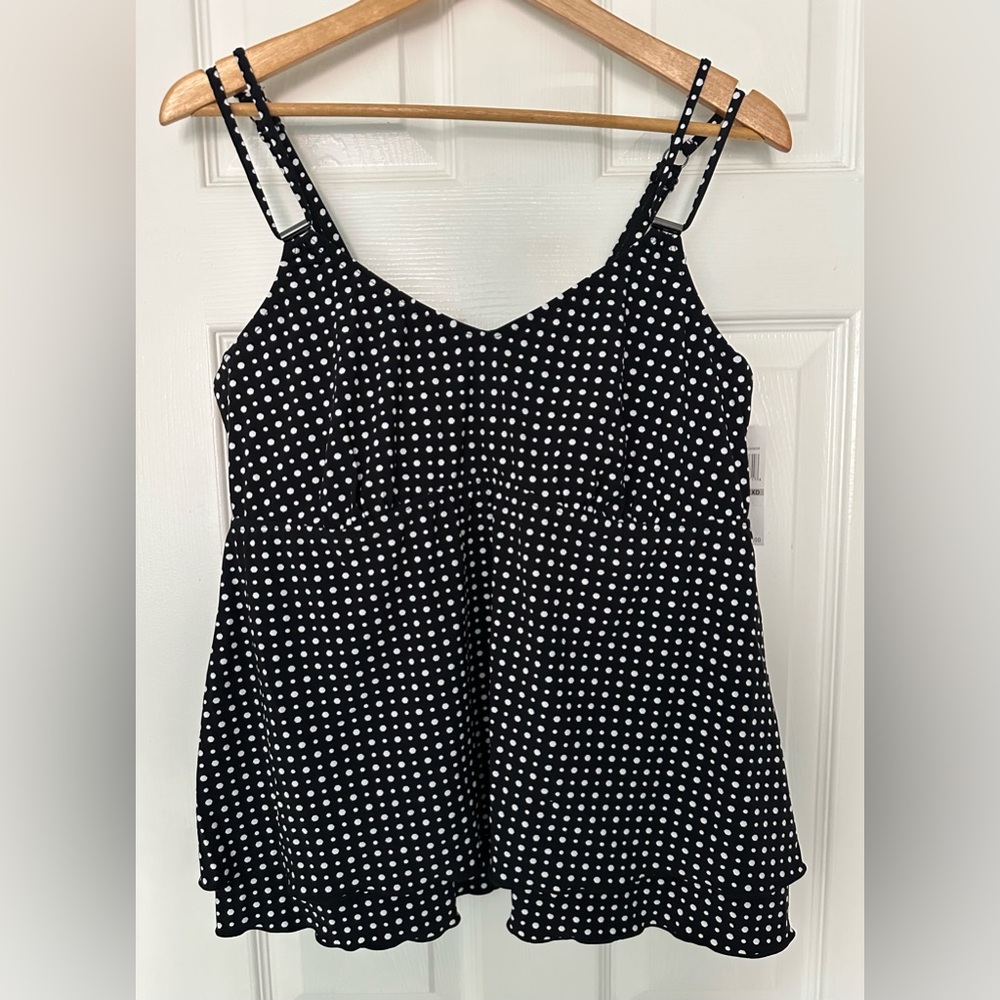 NWOT Christina Polka Dot Tankini